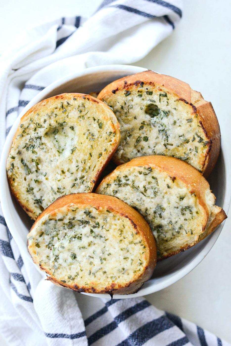 Bread: Straightforward Parmesan Herb Garlic