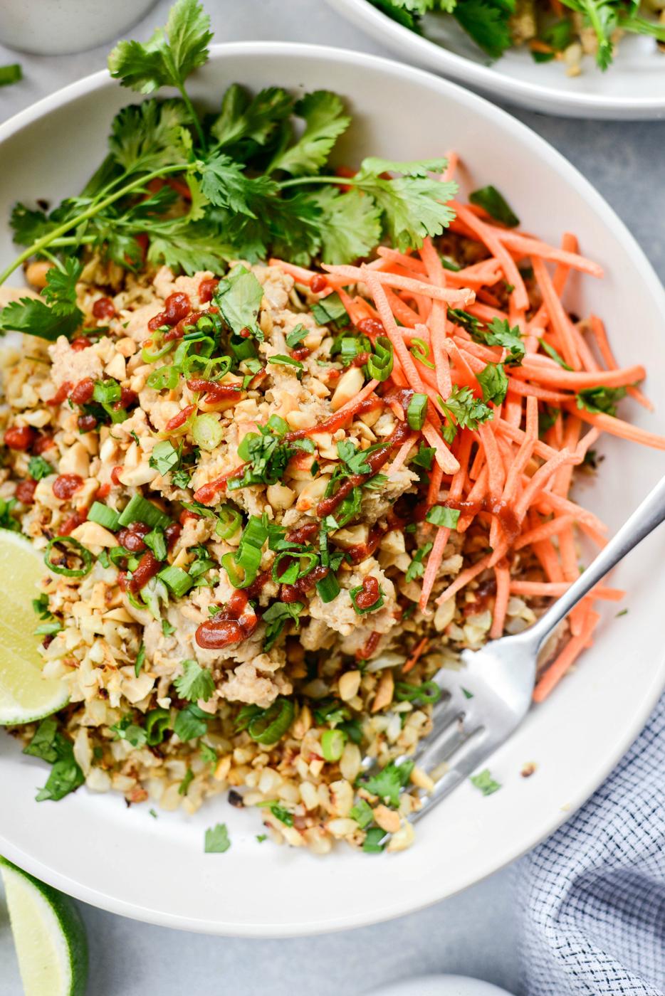 Bowl: Speedy Thai Chicken Cauliflower Rice