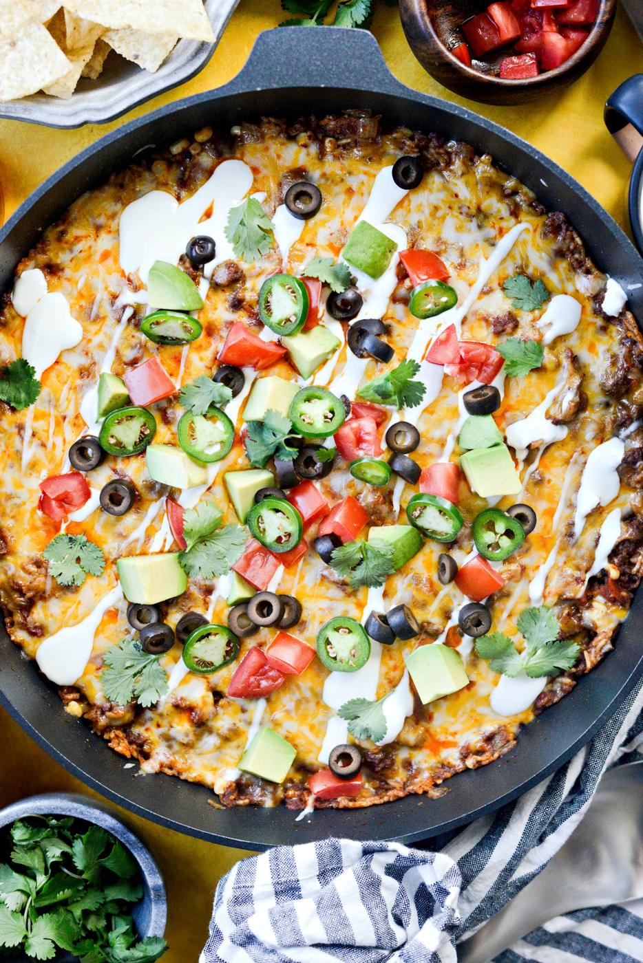 Skillet: Cheesy Mexican Beef and Rice