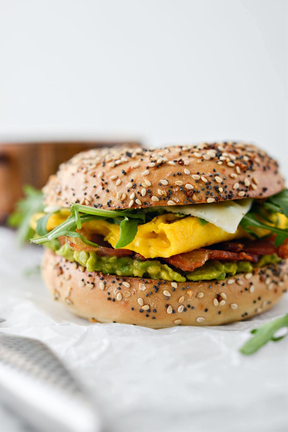 Sandwich: Everything Bagel Breakfast