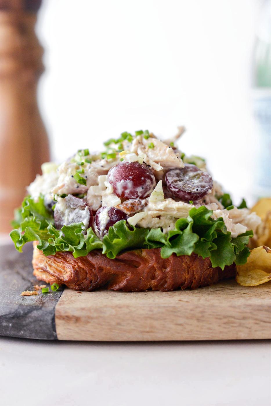 Salad with Grapes and Pecans, Chicken Style