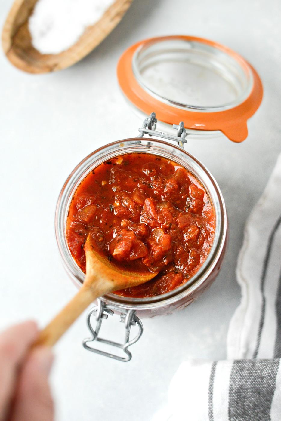 Roasted Tomato Pizza Sauce, Fire Style