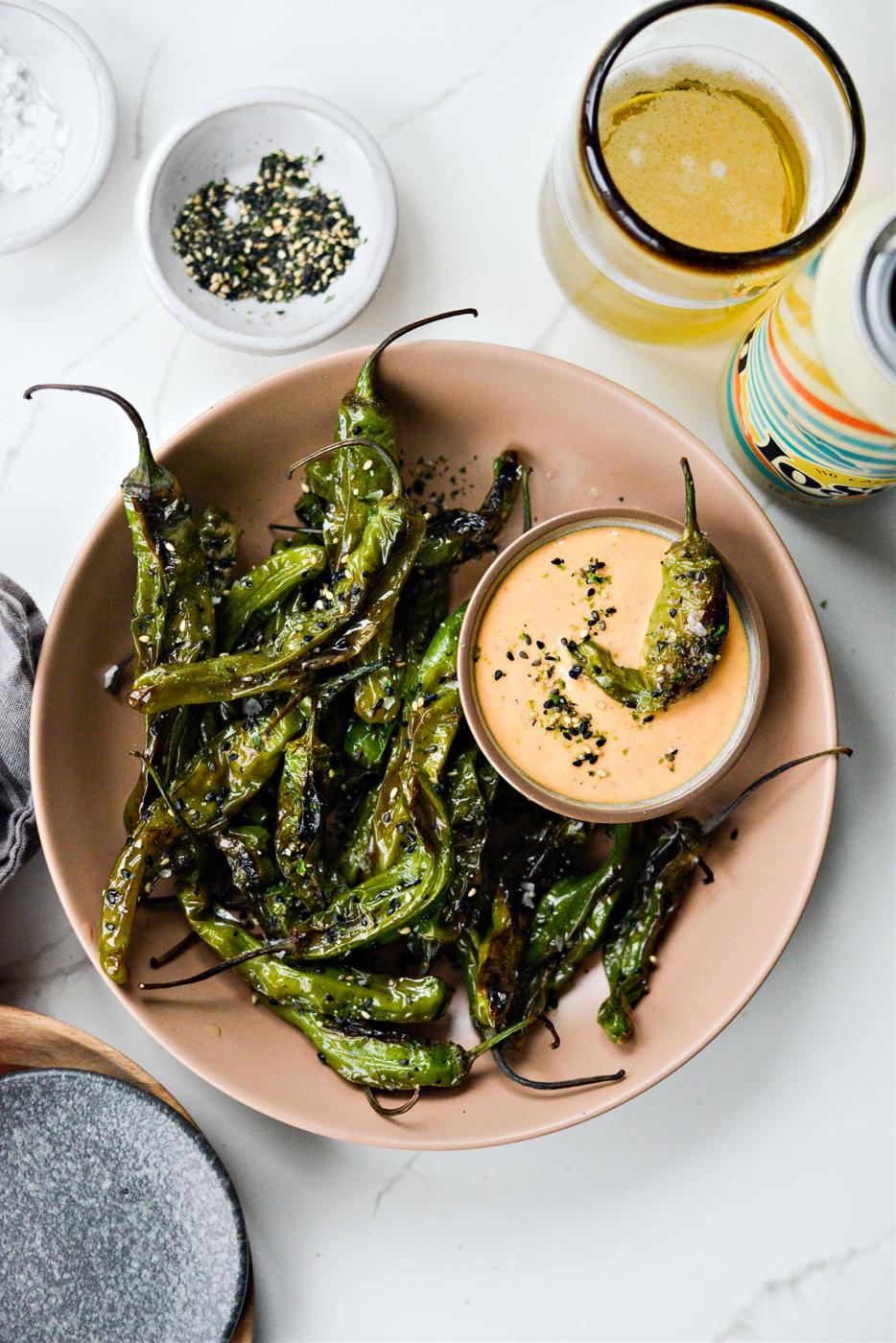 Furikake Blistered Shishito Peppers at Home