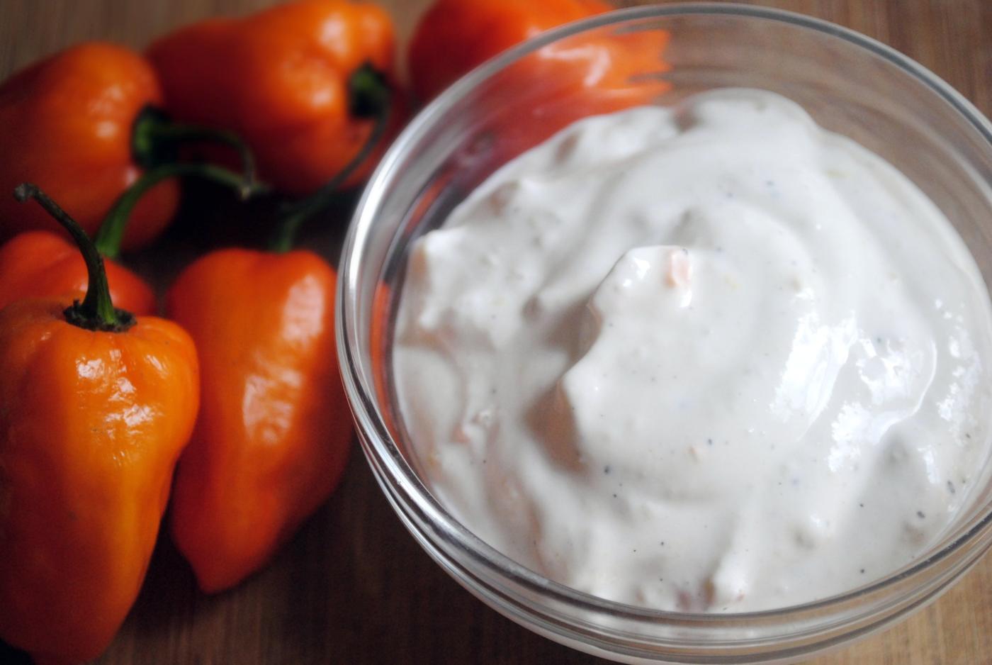 Garlic Habanero Sour Cream at Home