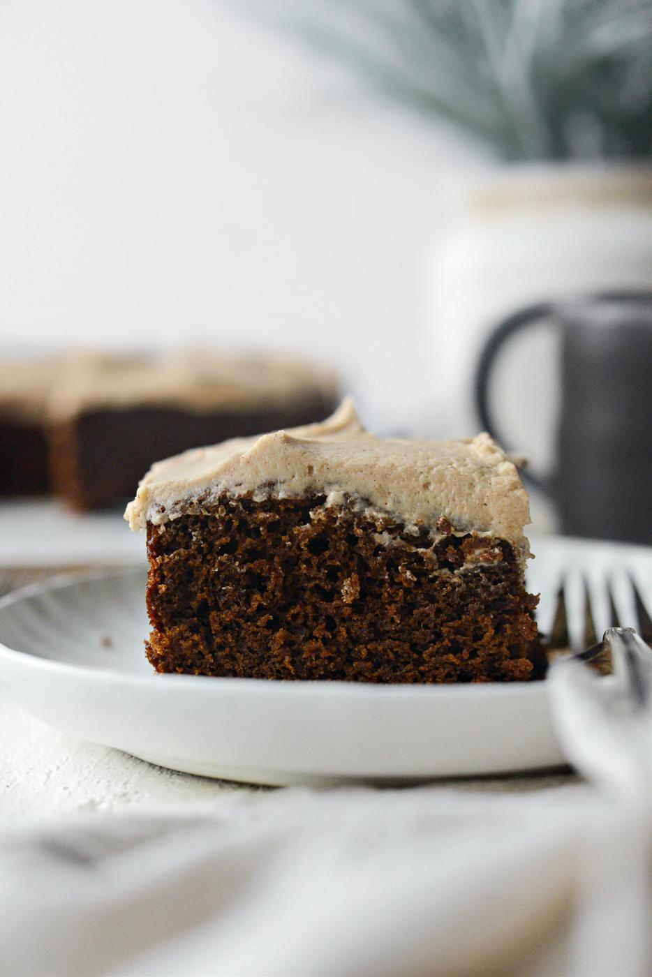 Gingerbread Cake with Brown Sugar Frosting at Home