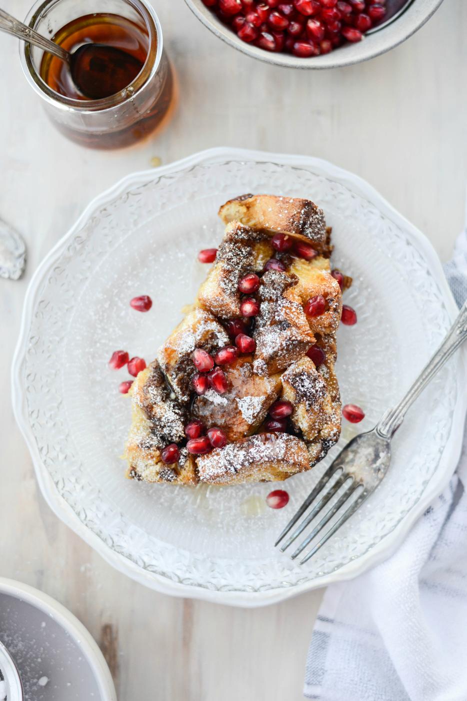 Gingerbread French Toast Bake at Home