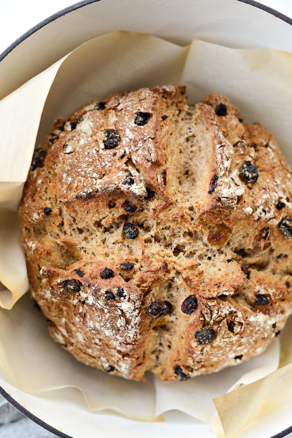 Raisin and Currant Irish Wheaten Bread at Home