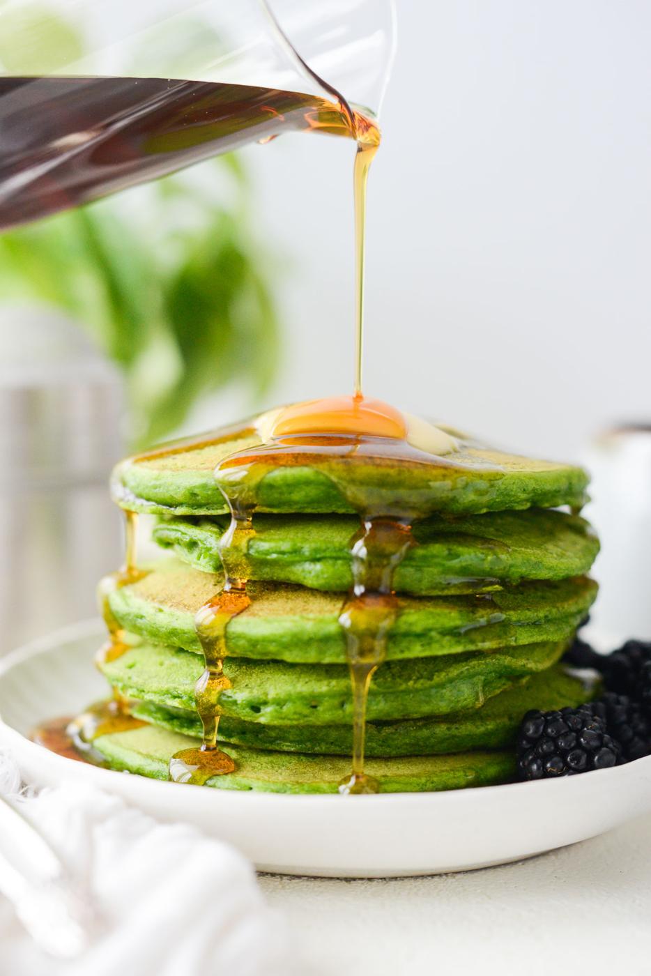 Pancakes (All-Natural!), Green Style