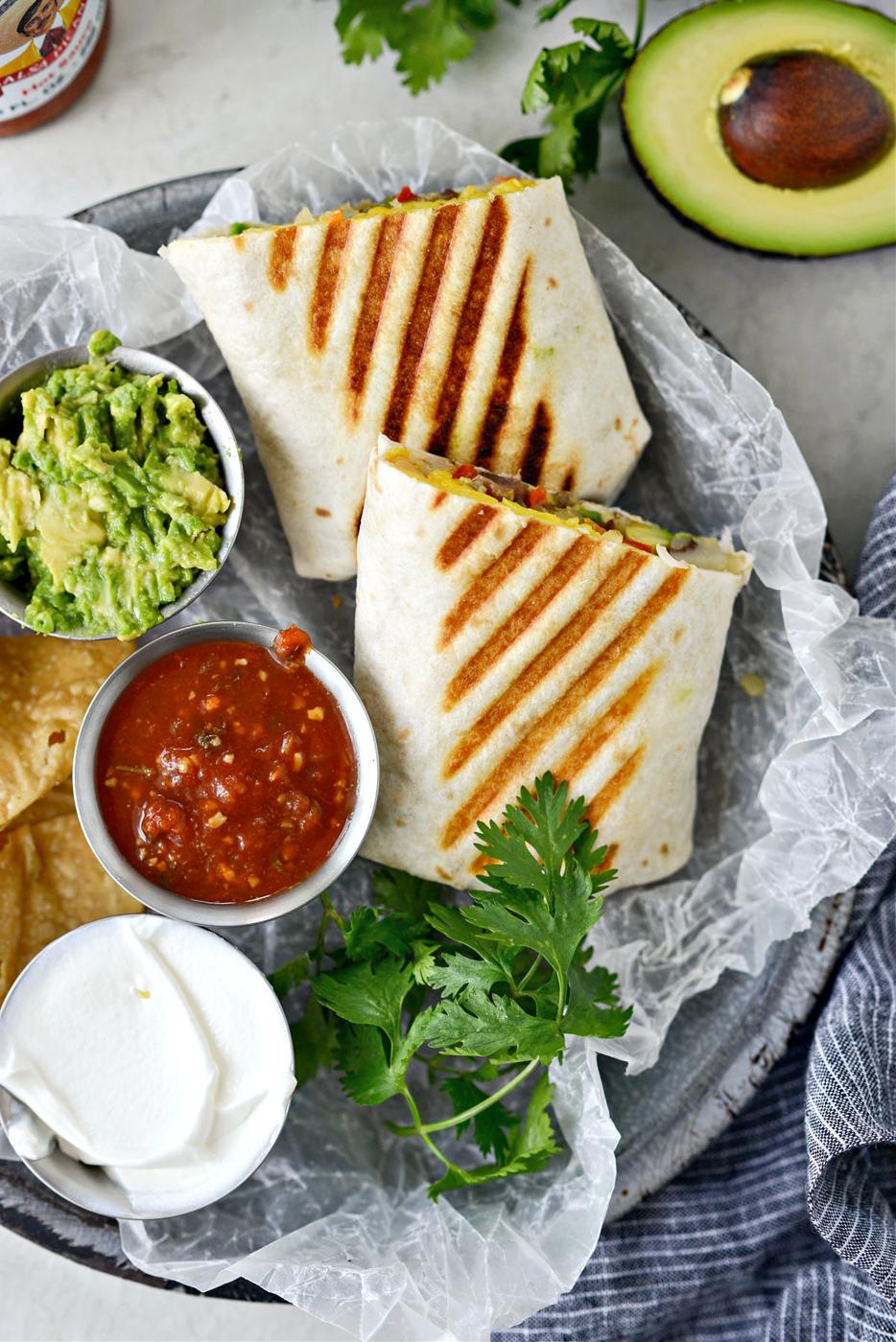 Breakfast Burritos, Grilled Style