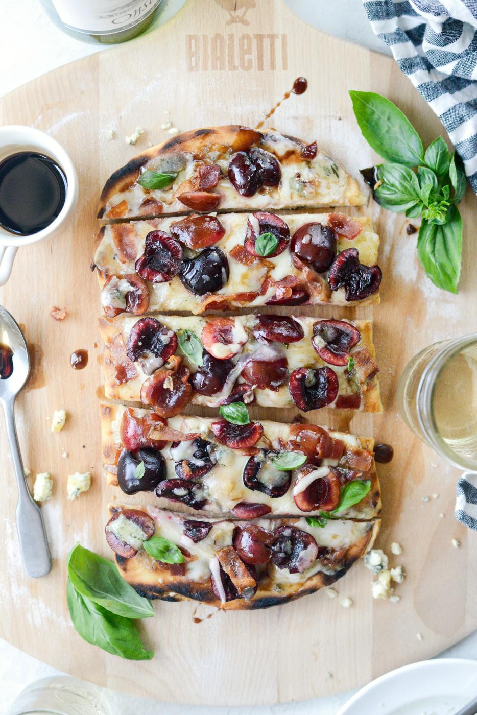 Flatbread: Grilled Cherry Gorgonzola