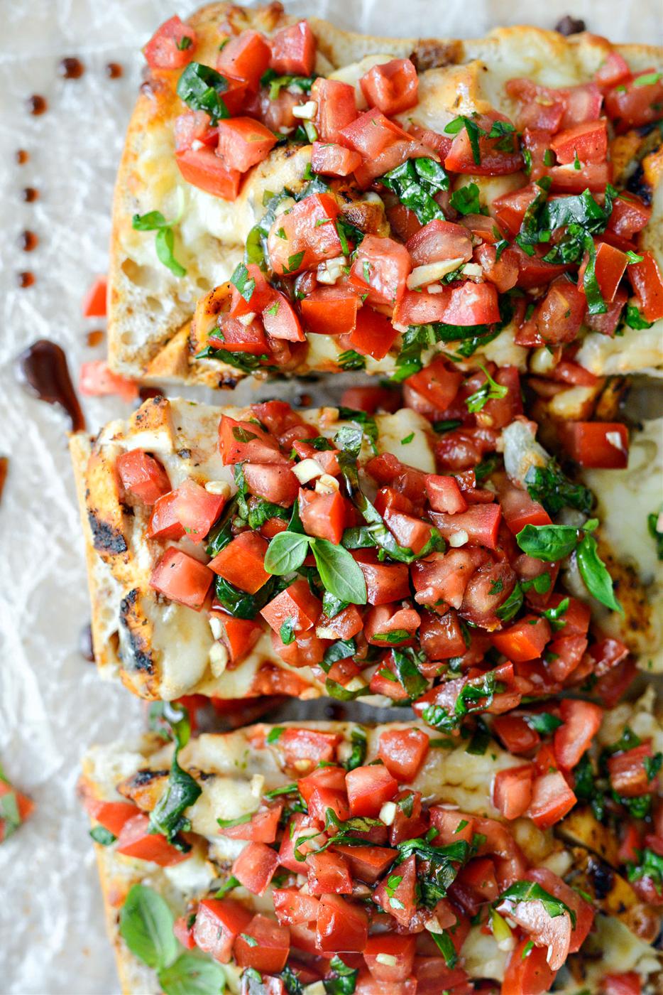 Pizza: Grilled Chicken Bruschetta