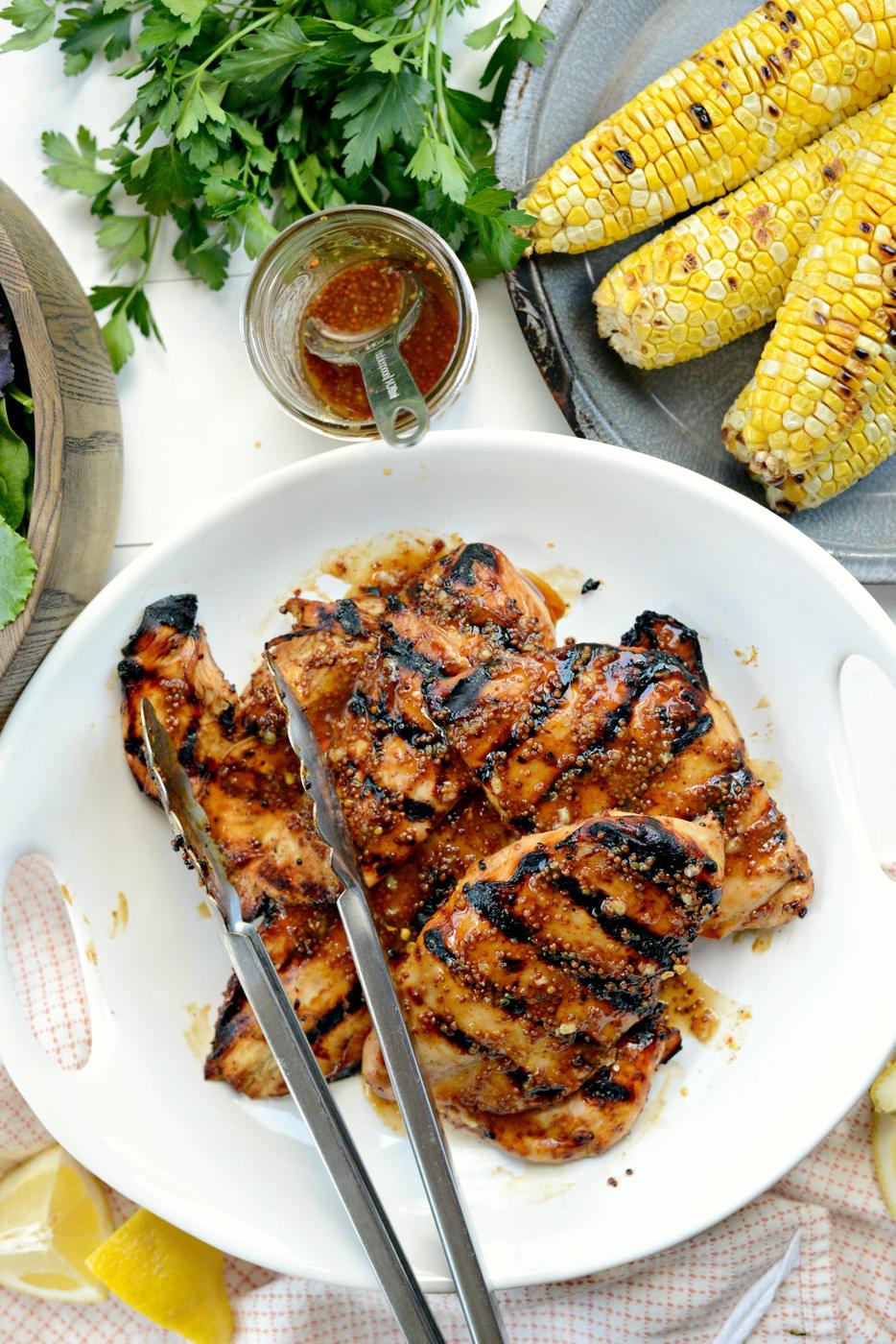 Home Kitchen Grilled Honey Mustard Chicken
