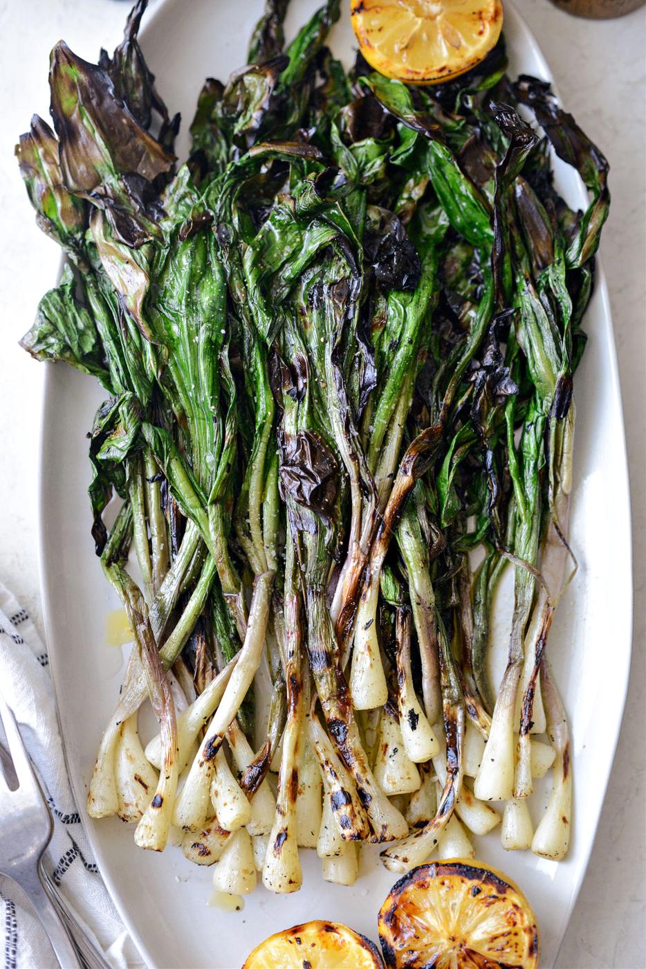 Grilled Ramps at Home