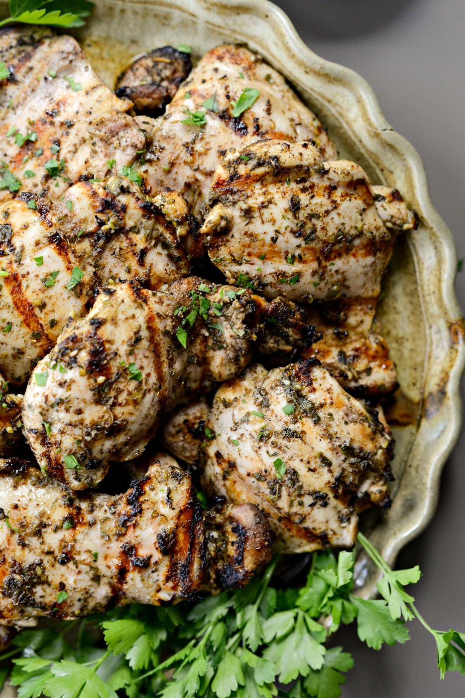 Thighs: Grilled Za’atar Chicken