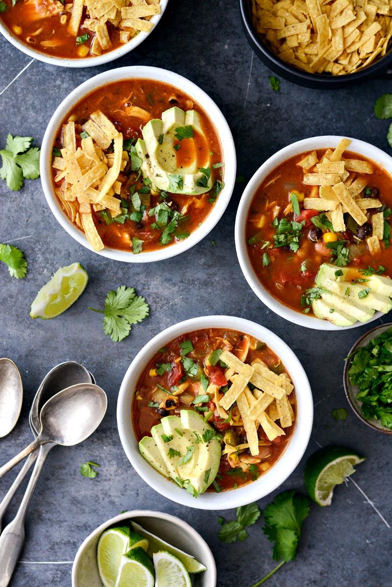 Home Kitchen Healthy Southwest Chicken Soup