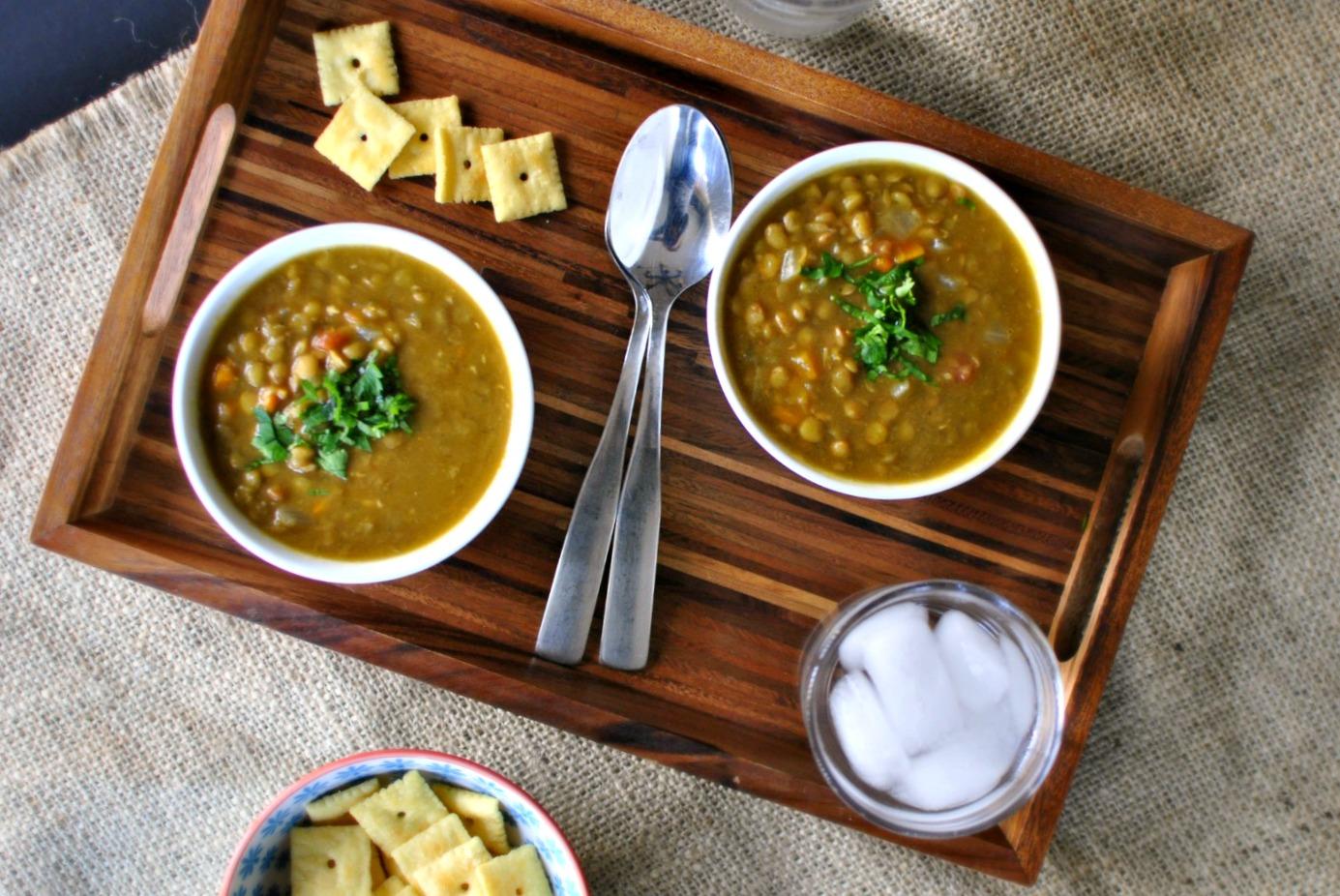Home Kitchen Vegetarian Lentil Soup