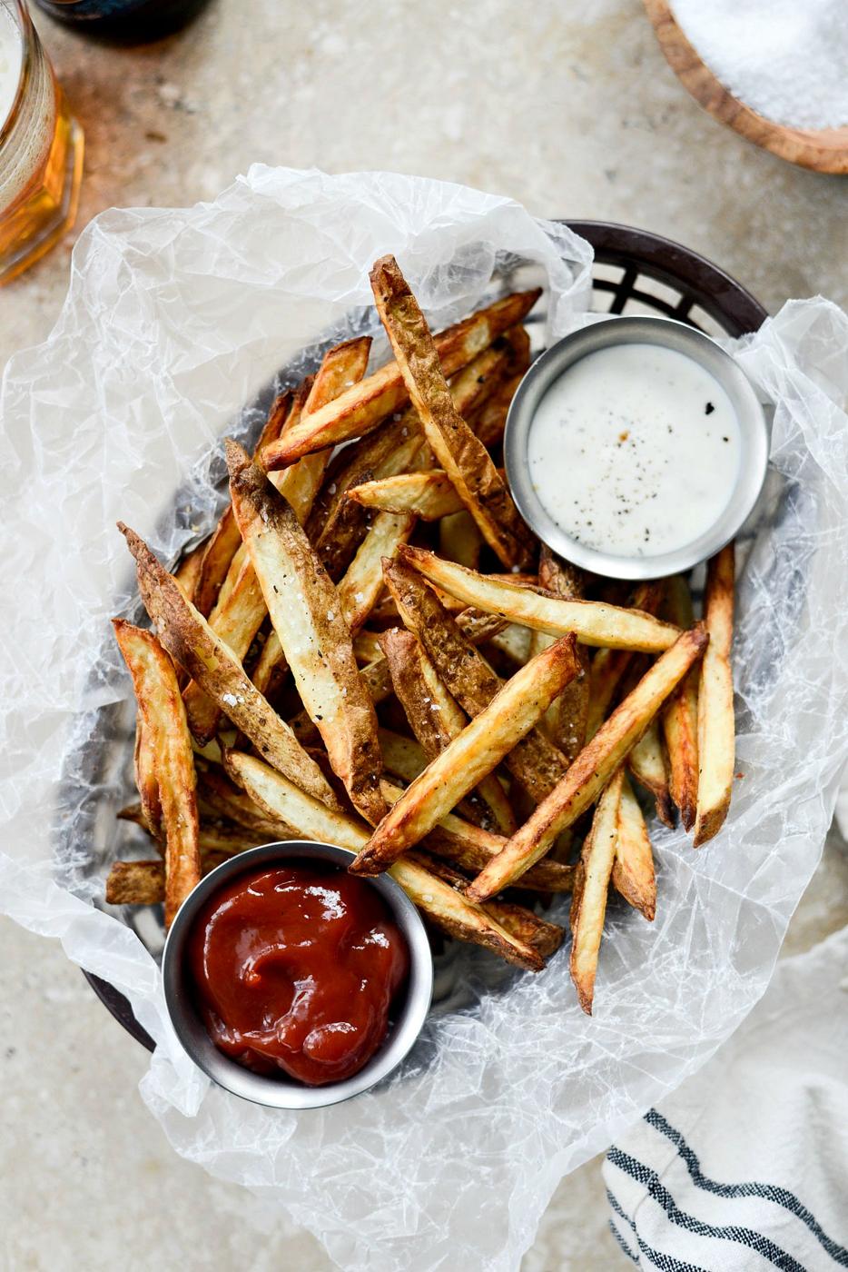 From-scratch Air Fryer French Fries at Home