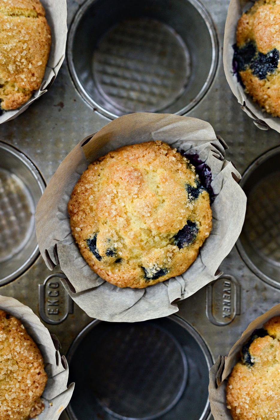 Muffins: Kitchen-made Blueberry