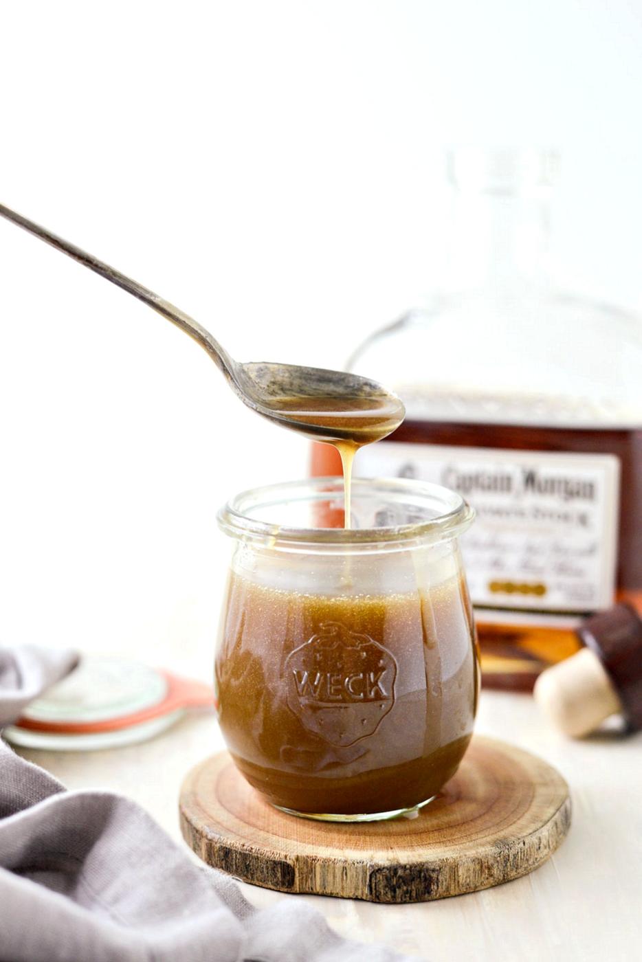 Home Kitchen From-scratch Butter Rum Sauce