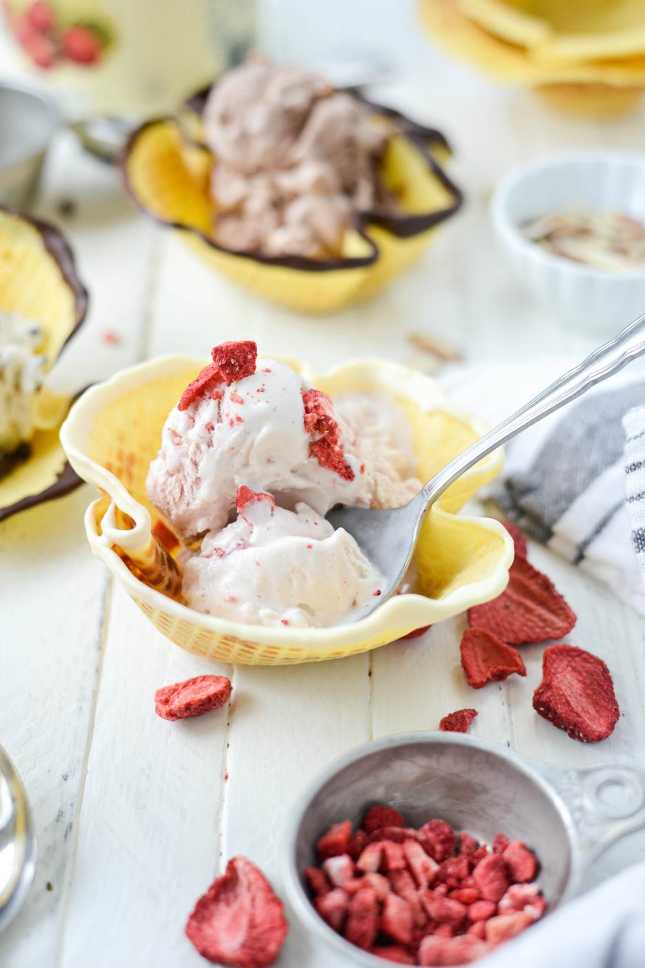 Bowls: Kitchen-made Ice Cream Waffle