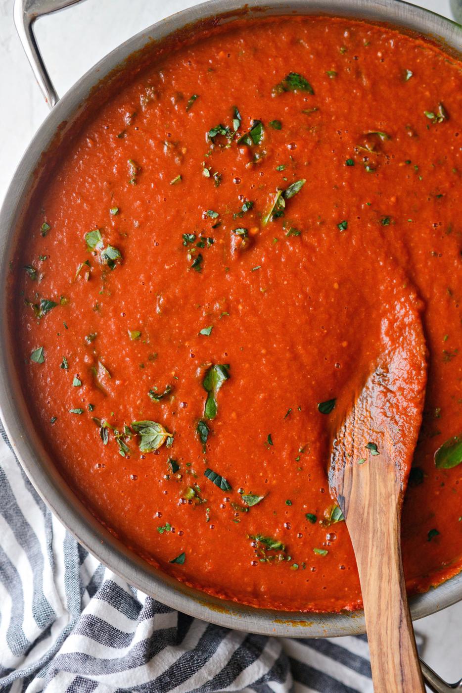 Kitchen-made San Marzano Marinara at Home