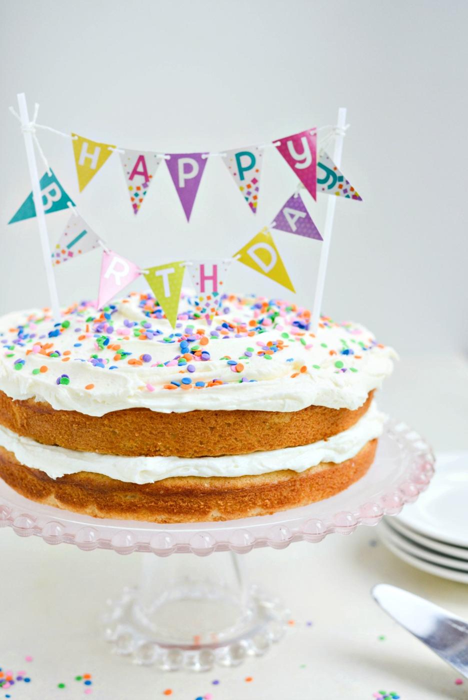 Frosting: From-scratch White Cake with Vanilla Buttercream