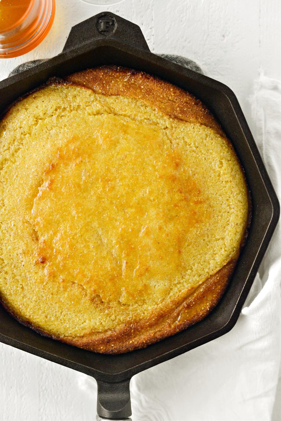 Butter Glazed Cornbread, Honey Style
