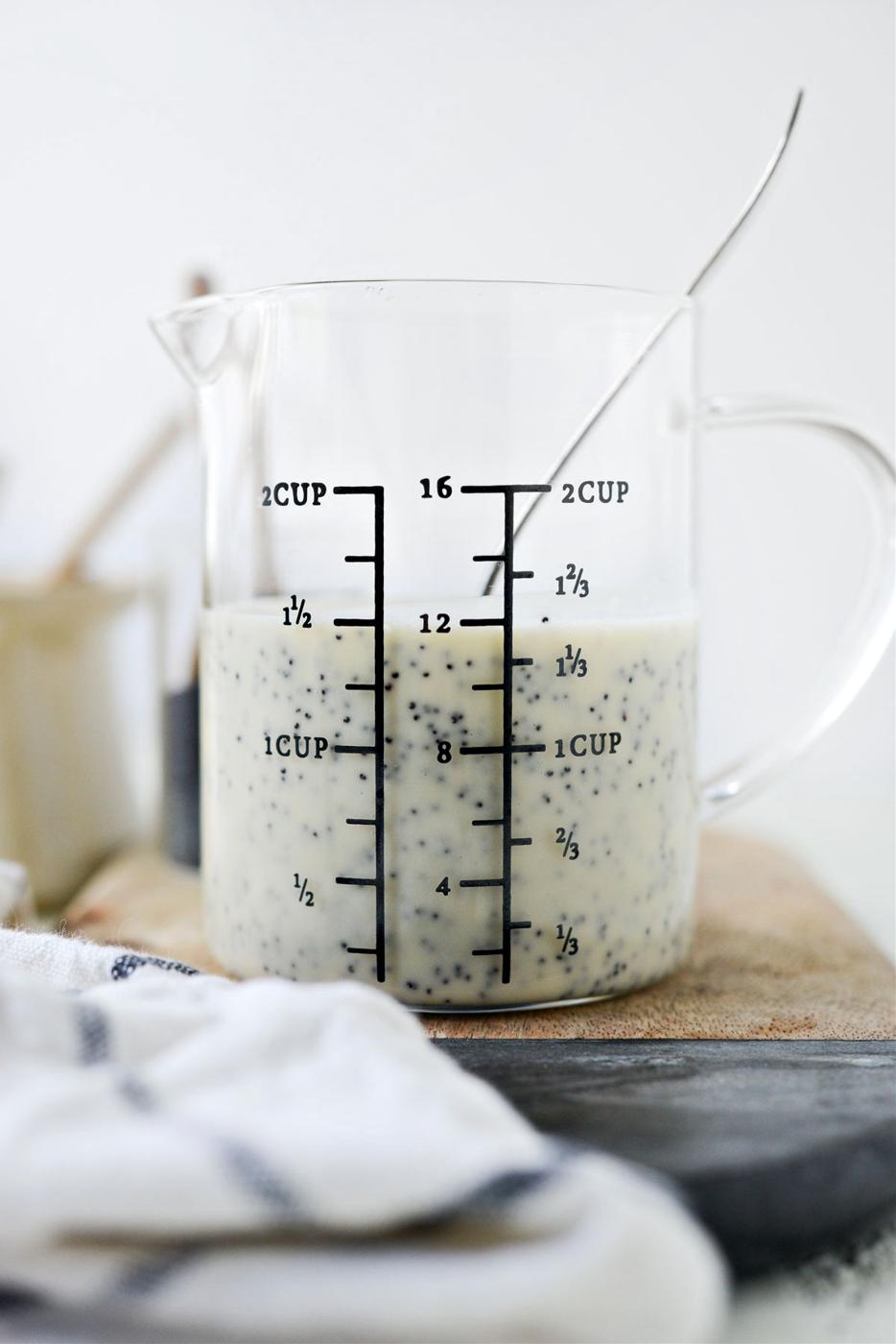 Dressing: Honey Poppy Seed