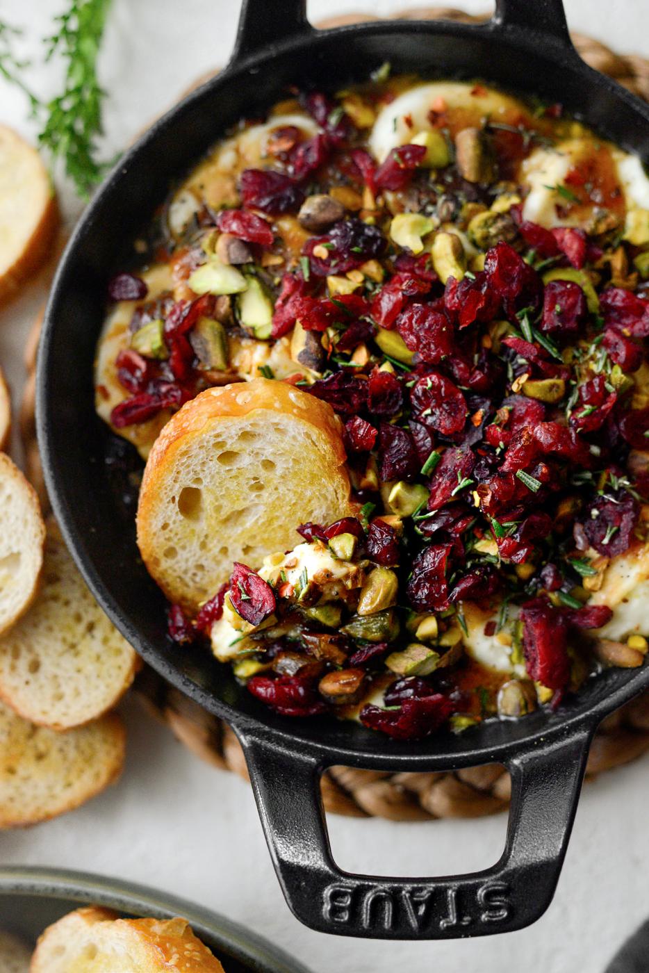 Honey Goat Cheese Dip, Hot Style