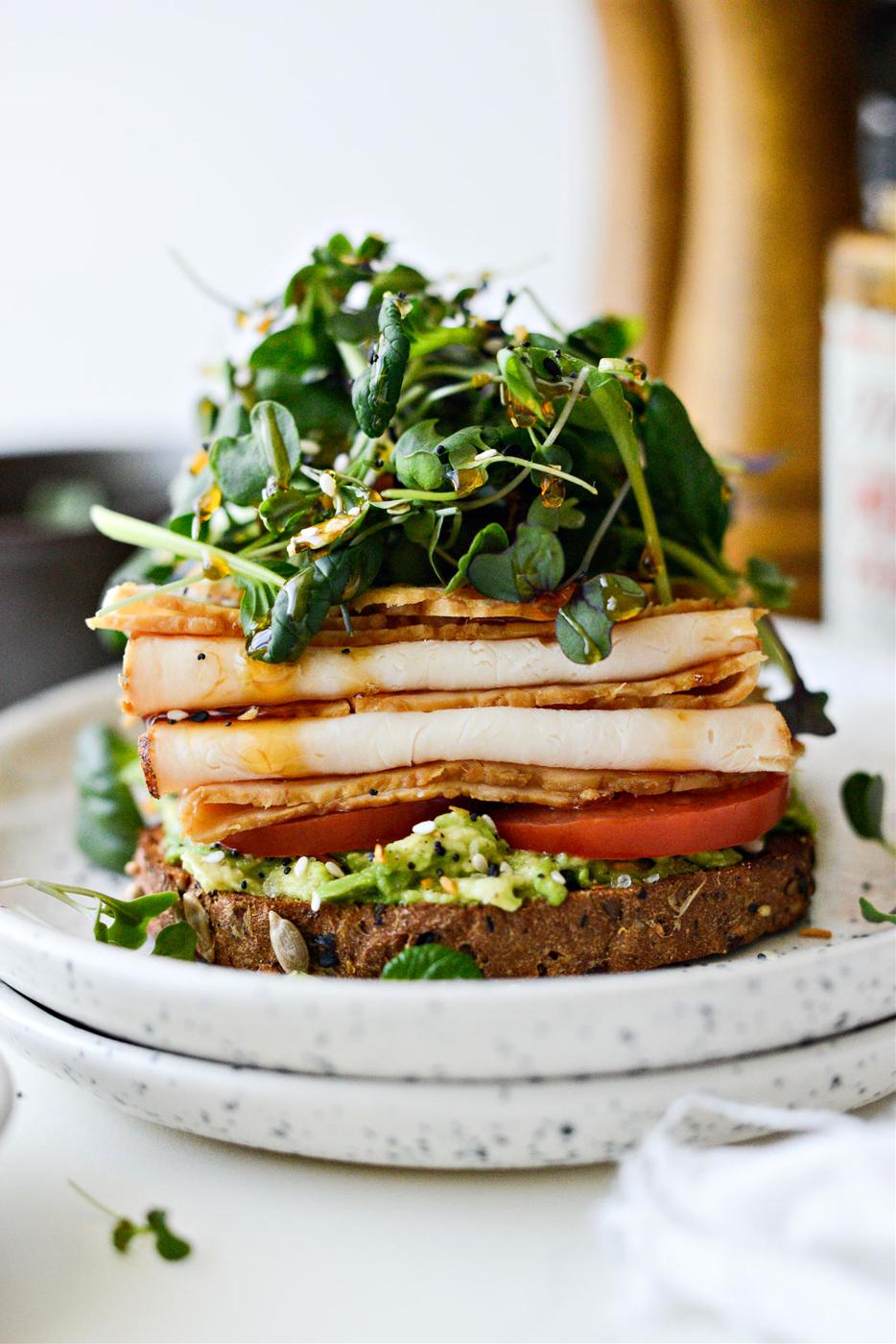 Hot Honey Turkey Avocado Toast at Home