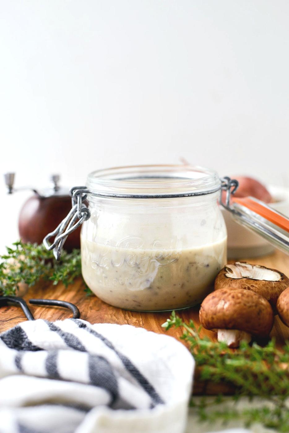Soup: Kitchen-made Condensed Cream of Mushroom
