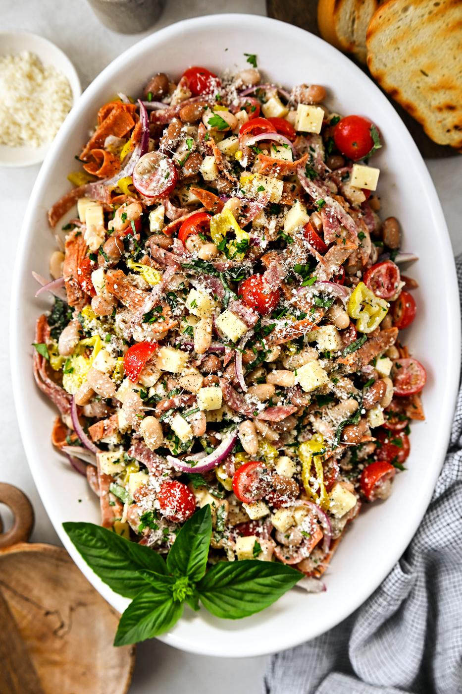 Italian Grinder Dense Bean Salad at Home