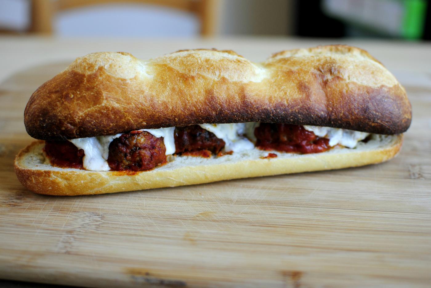 Home Kitchen Italian Meatball Sandwiches