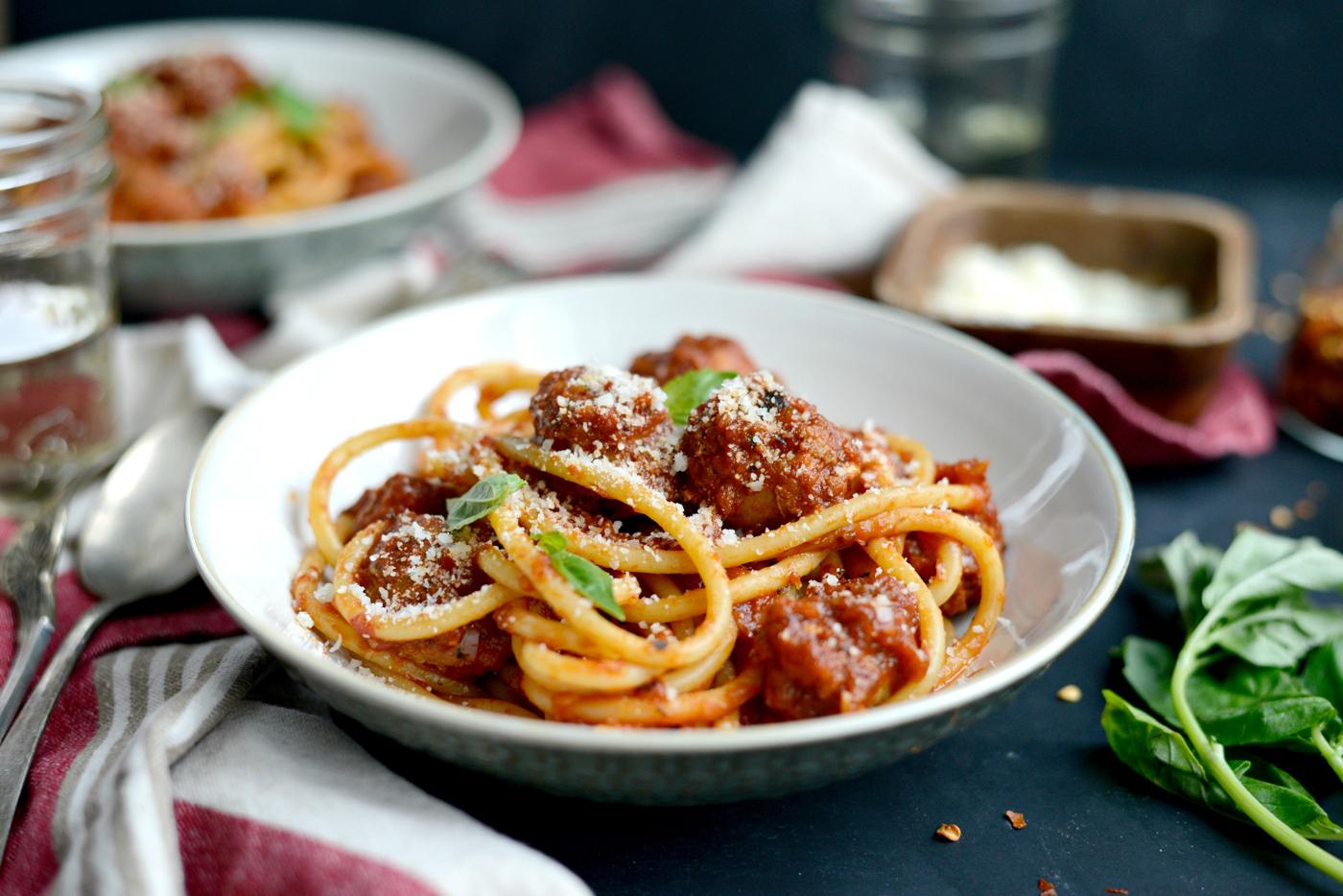 Sausage Bucatini, Italian Style