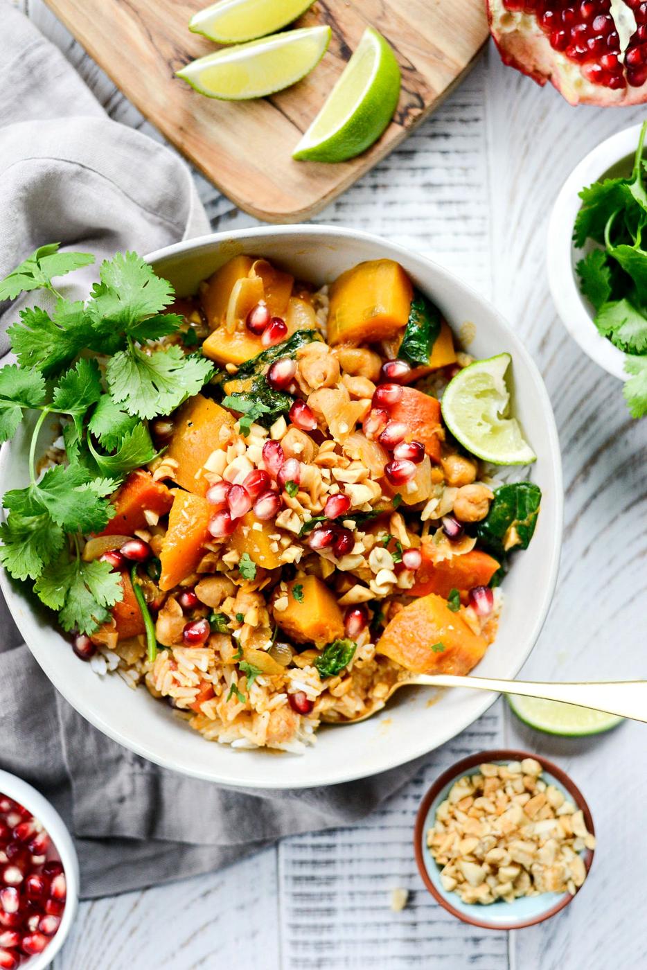 Kabocha Squash Thai Red Curry at Home