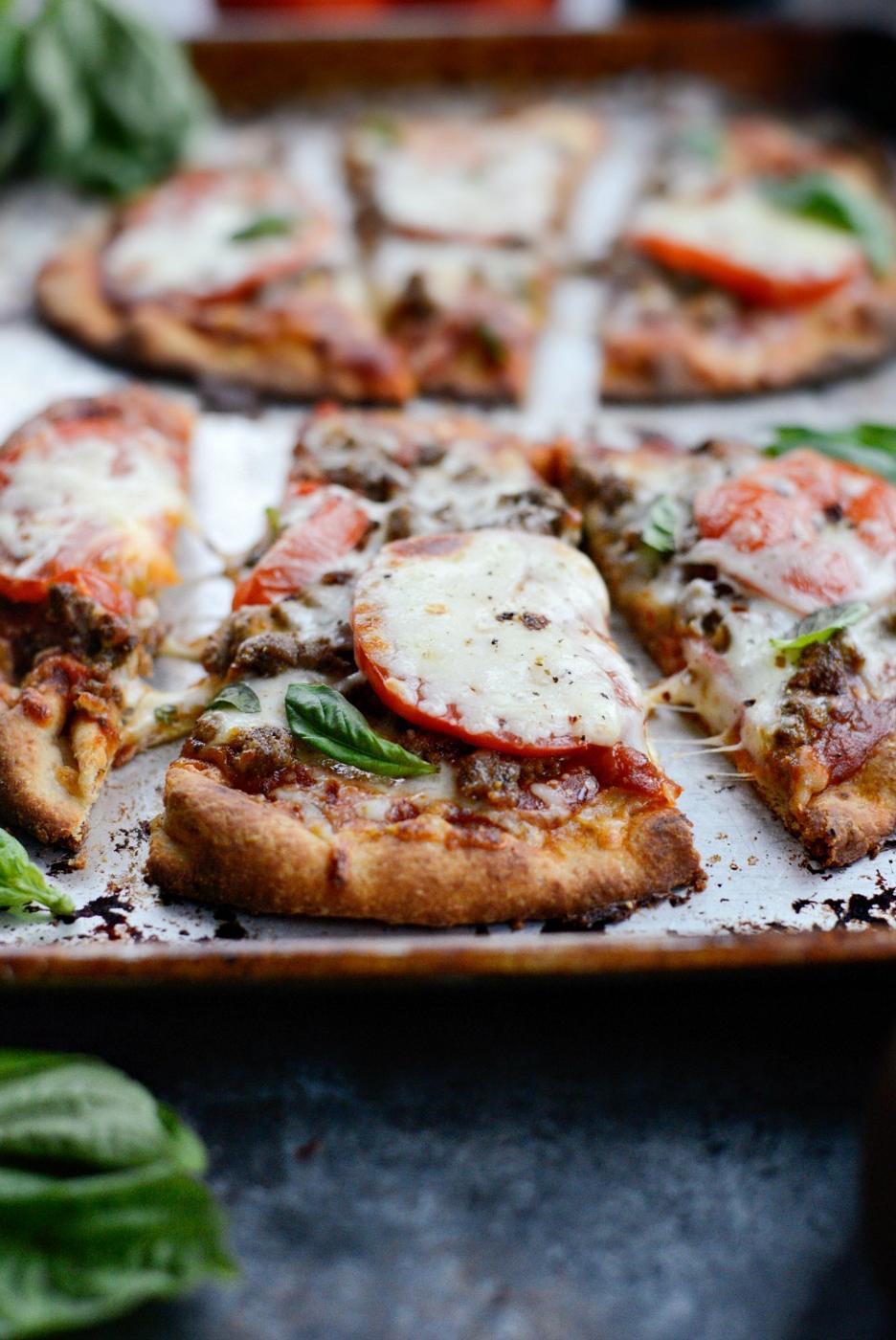Pizza: Lebanese Margherita Lamb