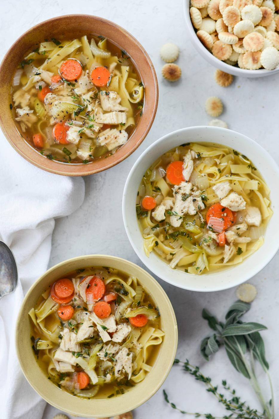 Soup: Leftover Turkey Noodle
