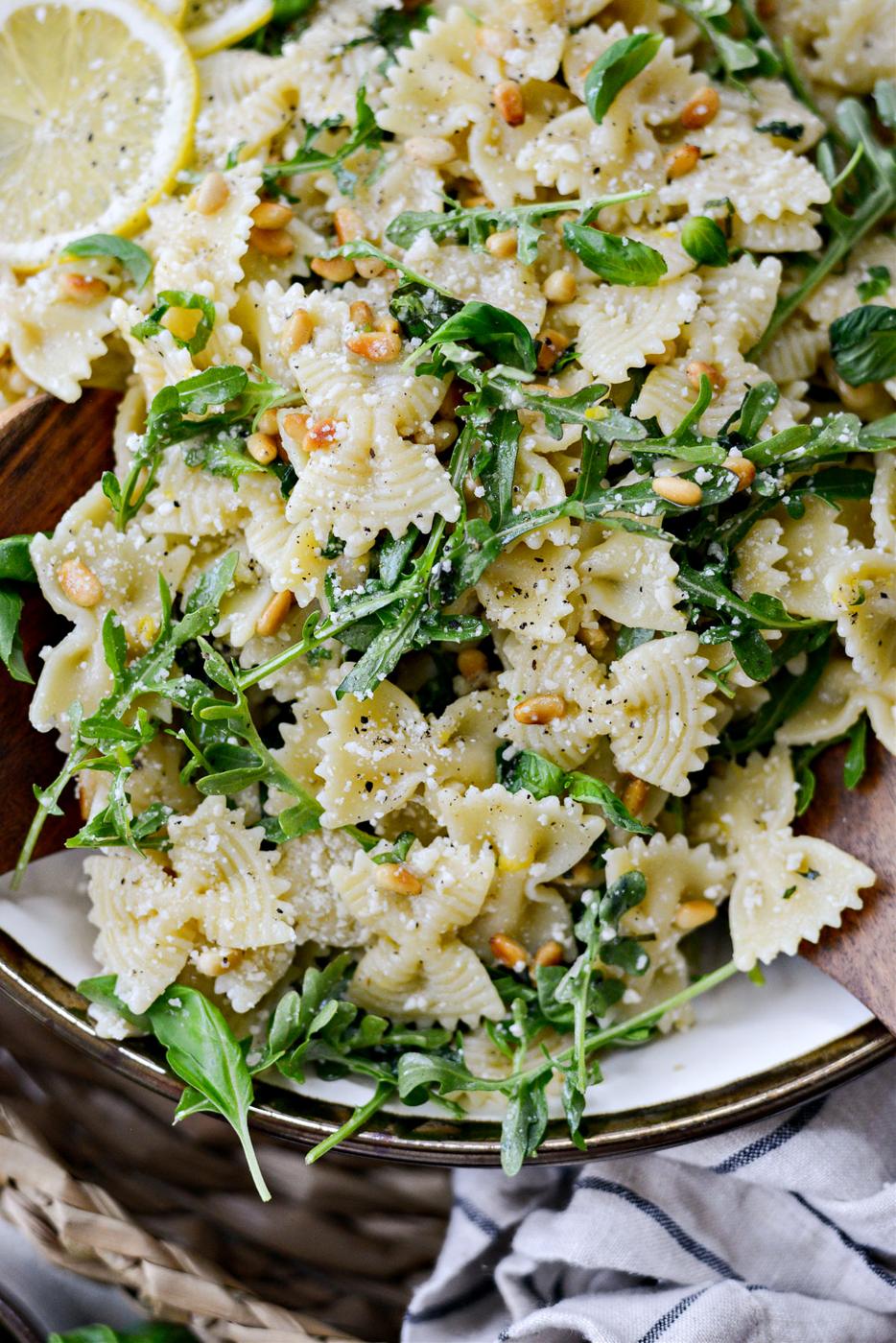 Salad: Lemon Basil Parmesan Pasta
