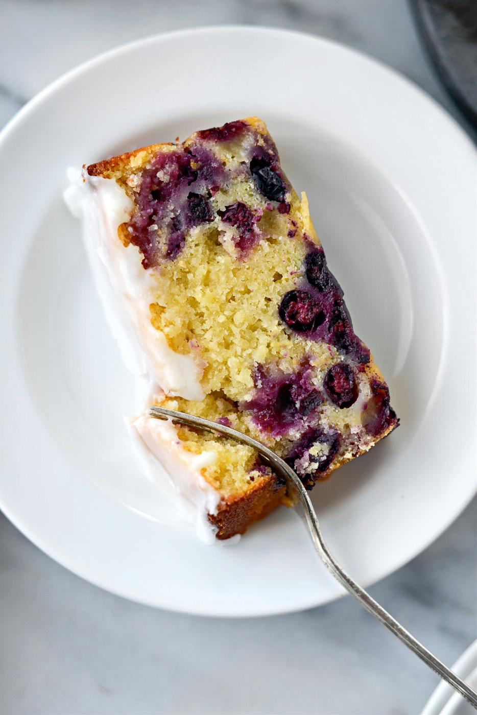Blueberry Cake, Lemon Style