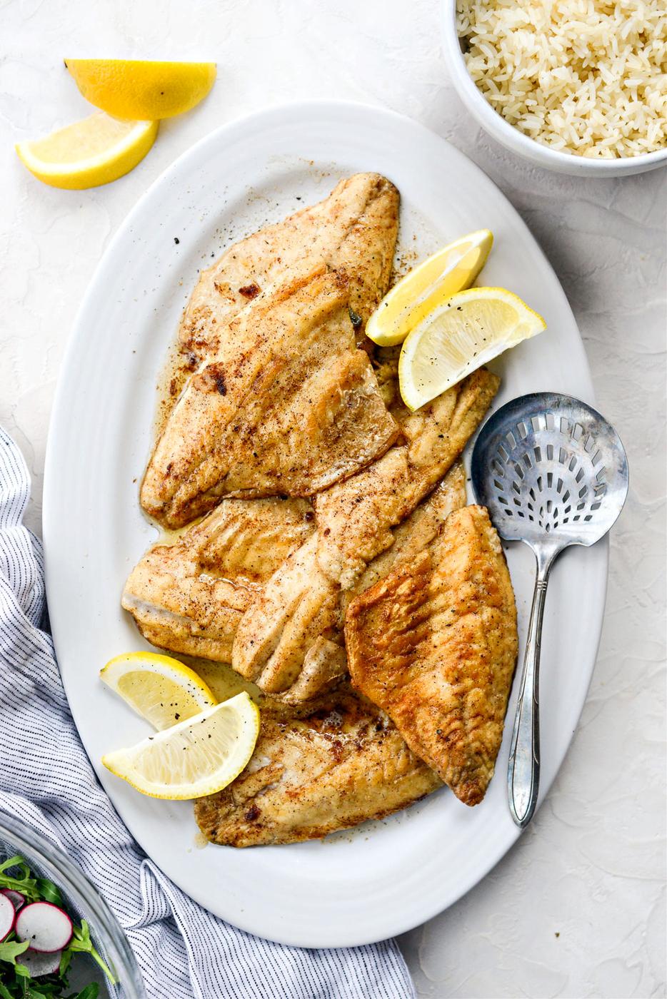 Home Kitchen Lemon Brown Butter Perch