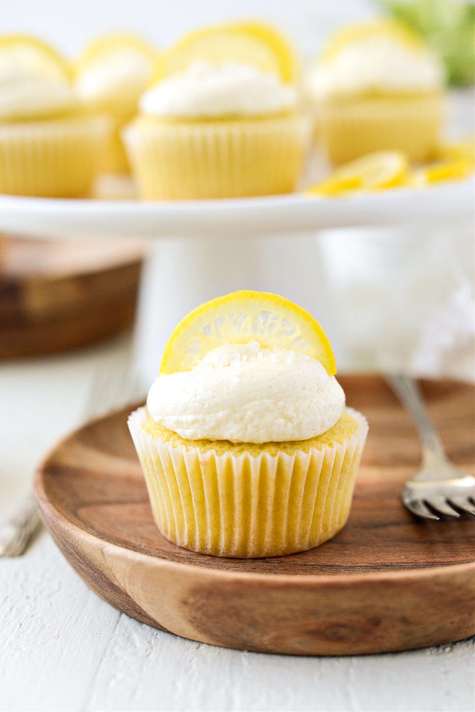 Lemon Cupcakes with Lemon Buttercream Frosting at Home