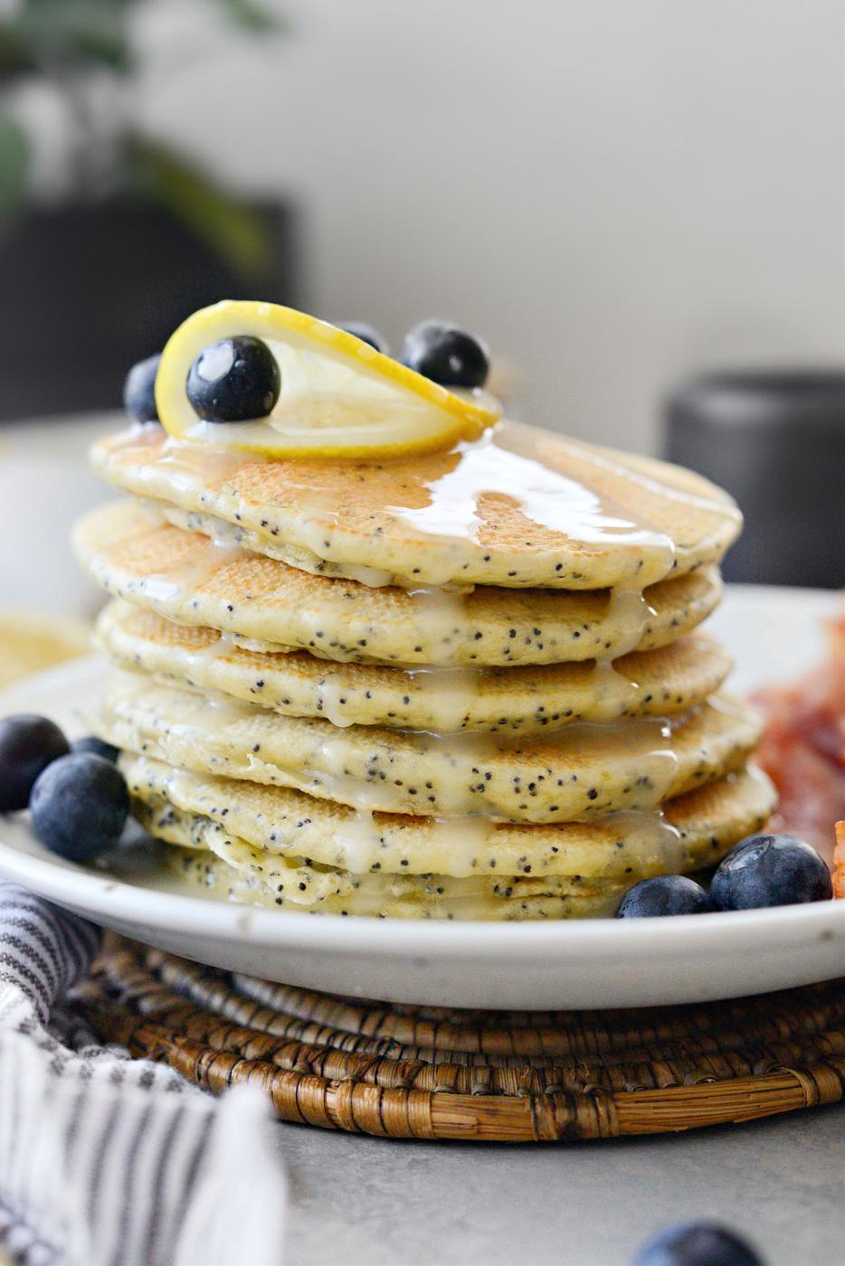 Home Kitchen Lemon Poppy Seed Pancakes