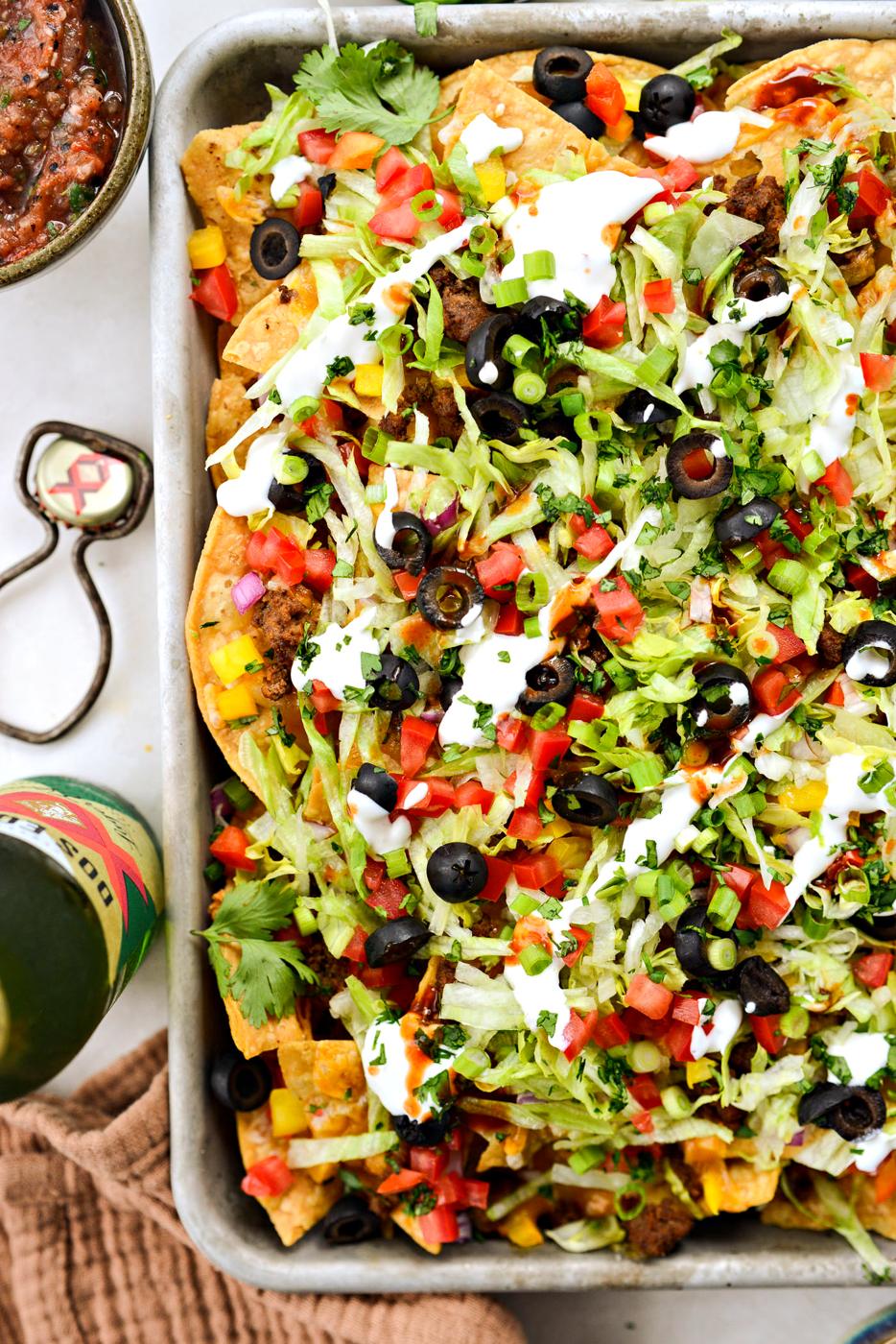Taco Nachos, Loaded Style