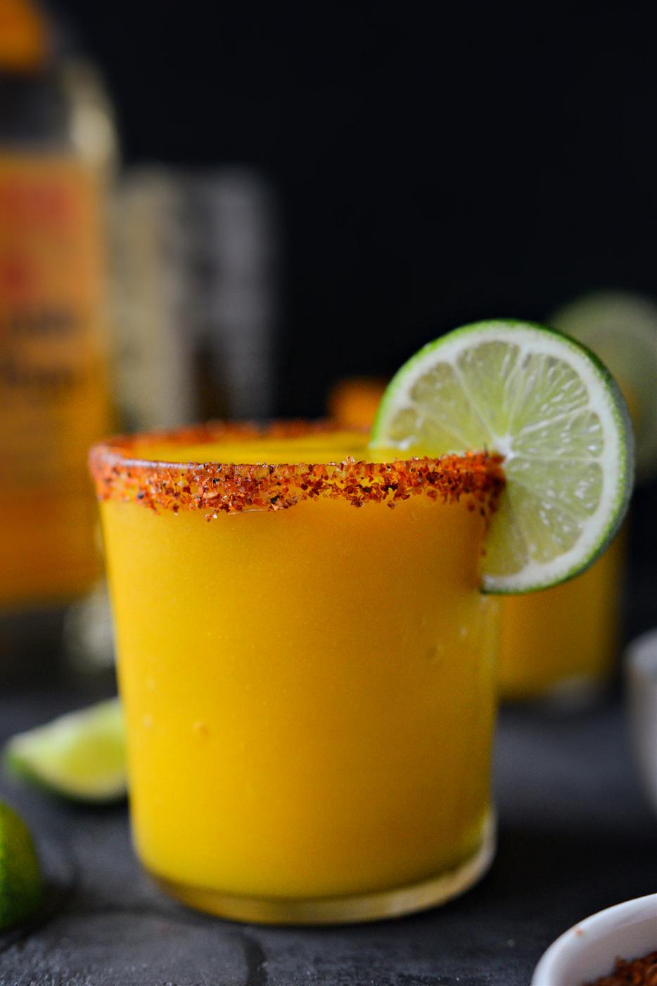 Home Kitchen Mango Mezcal Margarita Slush