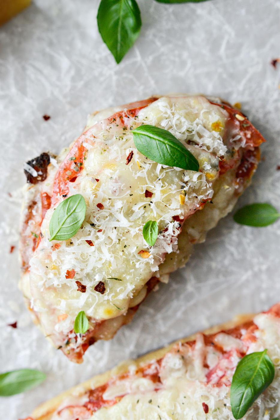 Margherita Pizza Toast at Home