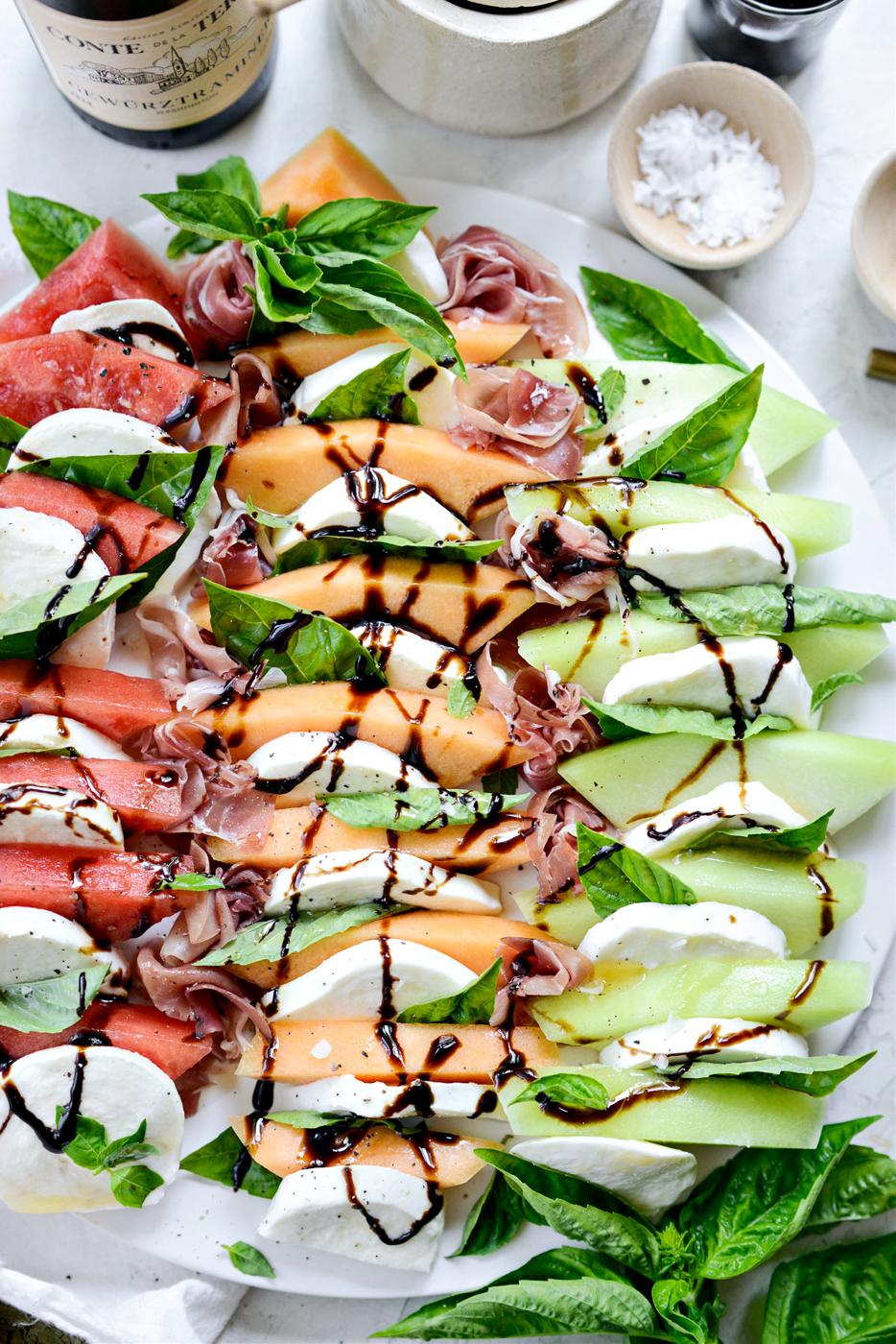 Melon Caprese at Home