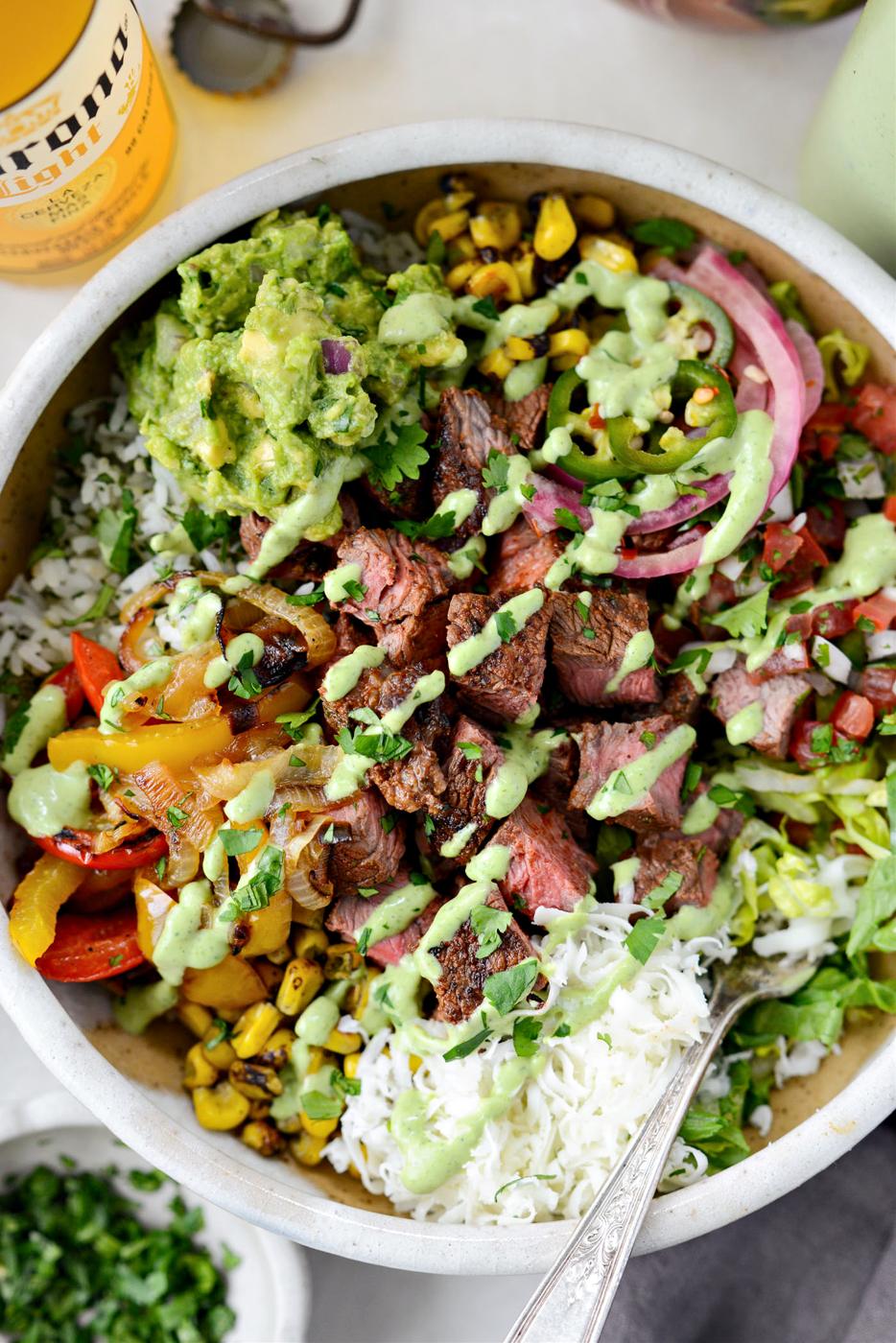 Bowl: Mexicali Steak Burrito