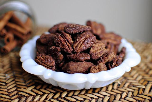 Hot Chocolate Pecans, Mexican Style