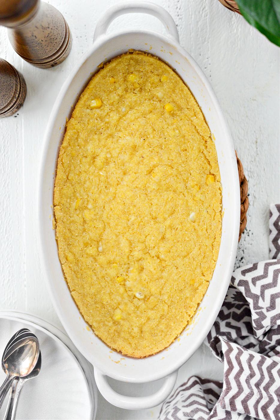 Sweet Corn Cake, Mexican Style