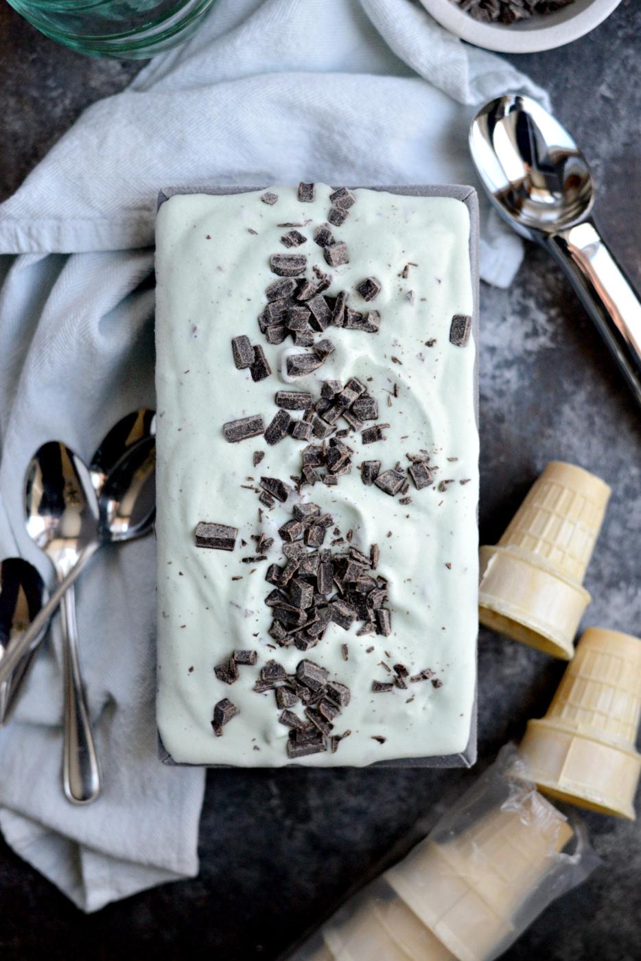 Home Kitchen Mint Chocolate Chip Ice Cream